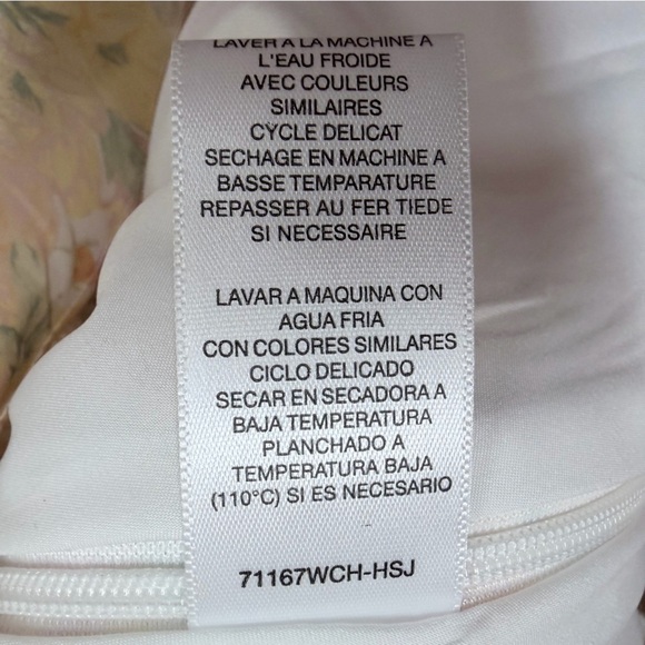 Wayf Terry Top in yellow Mini Roses pattern size medium - Picture 11 of 15